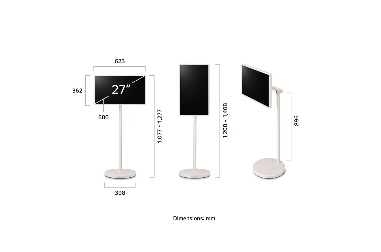 VisionOne 27" VAREON - Der intelligente Bildschirm, der sich Ihrem Leben anpasst.